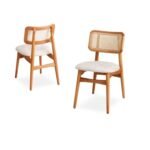 Pera Natural Ahşap Masa Sandalye Takımı 110x110 - Görsel 7