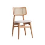 Pera Natural Ahşap Masa Sandalye Takımı 110x110 - Görsel 9