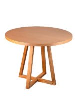 Piramid Natural Ahşap Yemek Masası 90x90 - Görsel 3