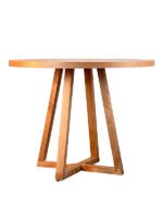 Piramid Natural Ahşap Yemek Masası 90x90 - Görsel 5