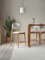 Polo Bohem Ahşap Bar Sandalyesi