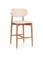 Polo Bohem Ahşap Bar Sandalyesi - Görsel 10