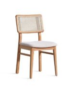 Posedion Natural Ahşap Masa Sandalye Takımı 110x110 - Görsel 14