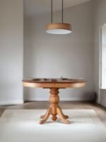 Rika Baba Ayak Oval Açılır Masa 80x120 - Görsel 2