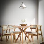 Rodos Natural Ahşap Masa Sandalye Takımı 100x100