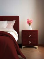 Ruby Gold Komodin, 2 Çekmeceli - Görsel 5