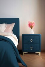 Ruby Gold Komodin, 2 Çekmeceli - Görsel 17