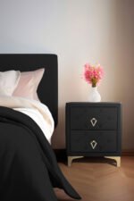 Ruby Gold Komodin, 2 Çekmeceli - Görsel 29