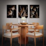 Sardes İskandinav Natural Ahşap Masa Sandalye Takımı 90x90