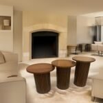 Savana İskandinav 3'lü Ahşap Zigon Sehpa - Görsel 5