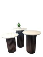 Savana İskandinav 3'lü Ahşap Zigon Sehpa - Görsel 13