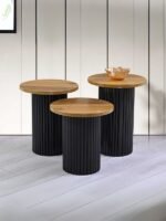 Savana İskandinav 3'lü Ahşap Zigon Sehpa - Görsel 14