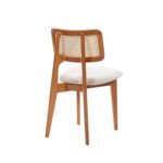 Seraphine İskandinav Natural Ahşap Masa Sandalye Takımı 110x110 - Görsel 11