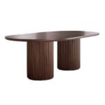 Solana Ahşap Bohem Yemek Masası 90x180