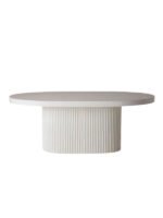 Terra Oval Natural Ahşap Bohem Masa 80x160 - Görsel 9