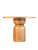 Terva İskandinav Doğal Ahşap Mutfak Masası 100x100