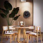 Tokyo Natural Ahşap Masa Sandalye Takımı 110x110