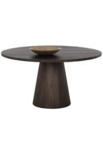 Verona Ceviz Ahşap Yemek Masası 120x120 - Görsel 3