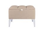 Vetra Mini Silver Royal Sandıklı Dekoratif Puf - Görsel 10