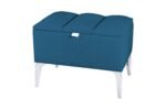 Vetra Mini Silver Royal Sandıklı Dekoratif Puf - Görsel 23