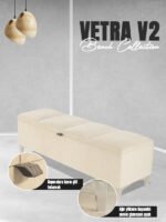 Vetra V2 Sandıklı Bench Puf - Görsel 8