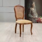 Victoria Hazeranlı Ahşap Oymalı Country Sandalye