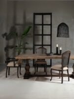 Victoria Hazeranlı Ahşap Oymalı Country Sandalye - Görsel 10