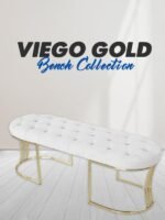 Viego Gold Bench Puf - Görsel 7