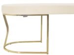 Viego Gold Smooth Bench Puf - Görsel 12