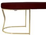 Viego Gold Smooth Bench Puf - Görsel 18