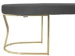Viego Gold Smooth Bench Puf - Görsel 24
