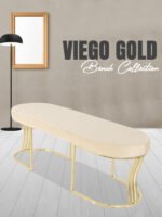 Viego Gold Smooth Bench Puf - Görsel 31