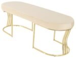 Viego Gold Smooth Bench Puf - Görsel 32