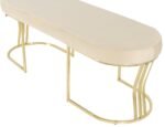Viego Gold Smooth Bench Puf - Görsel 34