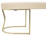Viego Gold Smooth Bench Puf - Görsel 36