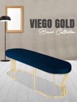 Viego Gold Smooth Bench Puf - Görsel 37