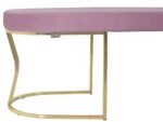 Viego Gold Smooth Bench Puf - Görsel 48