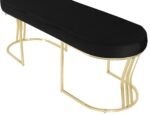 Viego Gold Smooth Bench Puf - Görsel 52