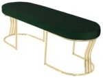 Viego Gold Smooth Bench Puf - Görsel 56