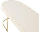 Viego Gold Striped Bench Puf - Görsel 11
