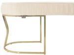 Viego Gold Striped Bench Puf - Görsel 12