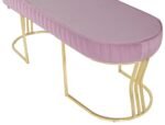 Viego Gold Striped Bench Puf - Görsel 46