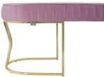 Viego Gold Striped Bench Puf - Görsel 48