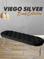 Viego Silver Bench Puf - Görsel 7