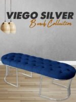Viego Silver Bench Puf - Görsel 12