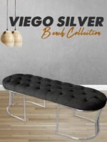 Viego Silver Bench Puf - Görsel 18