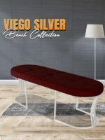 Viego Silver Exclusive Bench Puf - Görsel 13
