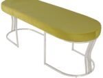 Viego Silver Smooth Bench Puf - Görsel 28