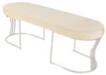 Viego Silver Smooth Bench Puf - Görsel 32