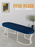 Viego Silver Smooth Bench Puf - Görsel 37